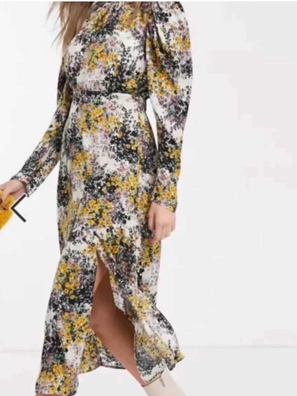 TOPSHOP // Floral Midi Dress